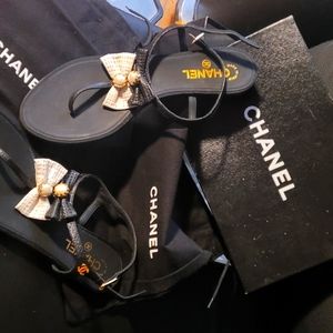 Chanel thong sandels